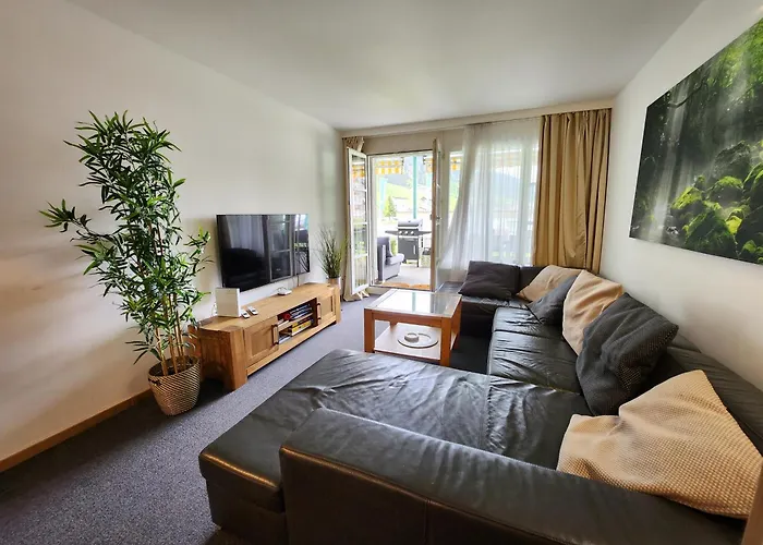 Apartamento Fuer 8 Pers Neben Talstation Jakobshorn Skipiste 3 Schlafzimmer Privater Garten Vollausgestattete Kueche